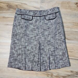 🔺️Vintage Loft Brown Tweed Skirt w/Pockets Petite 4